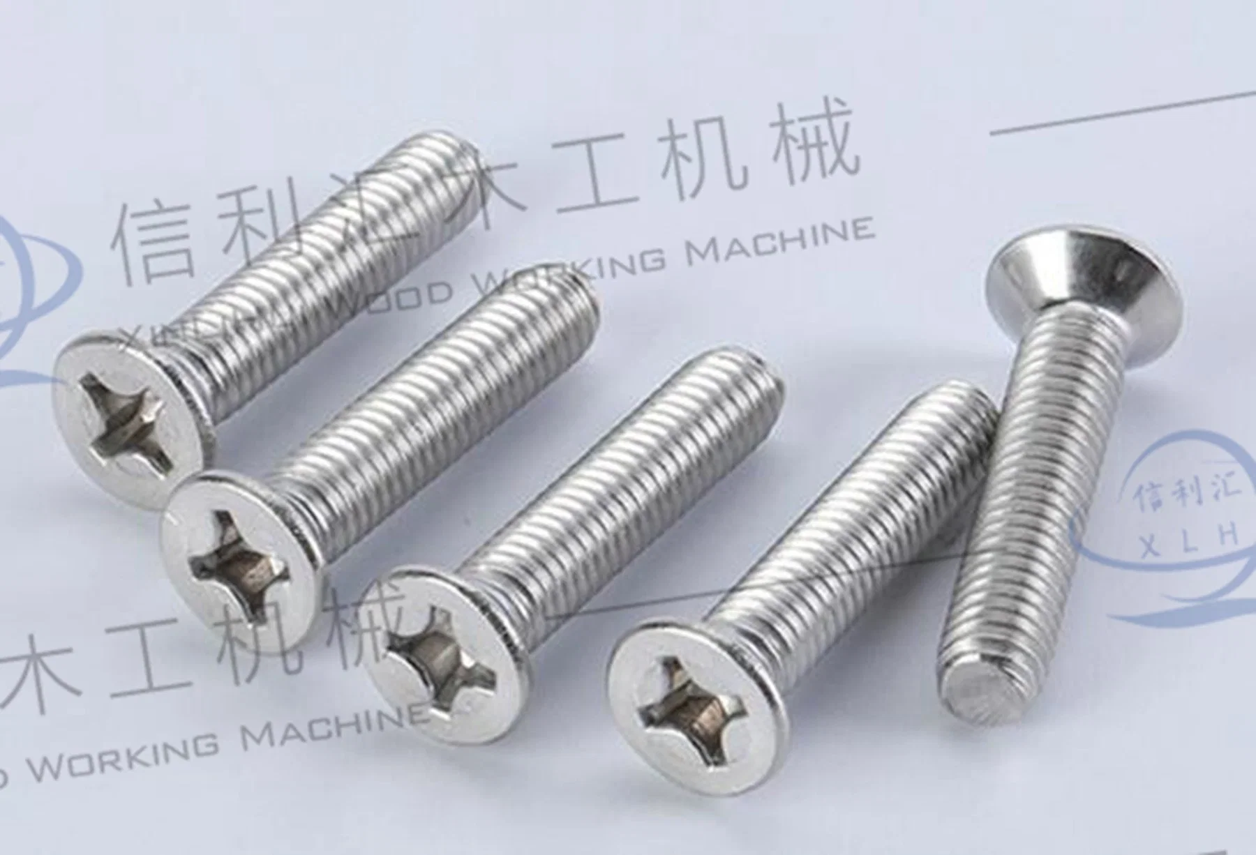 Factory Customized Stainless Thread Cross Flat Head Machine Screw for Fastener