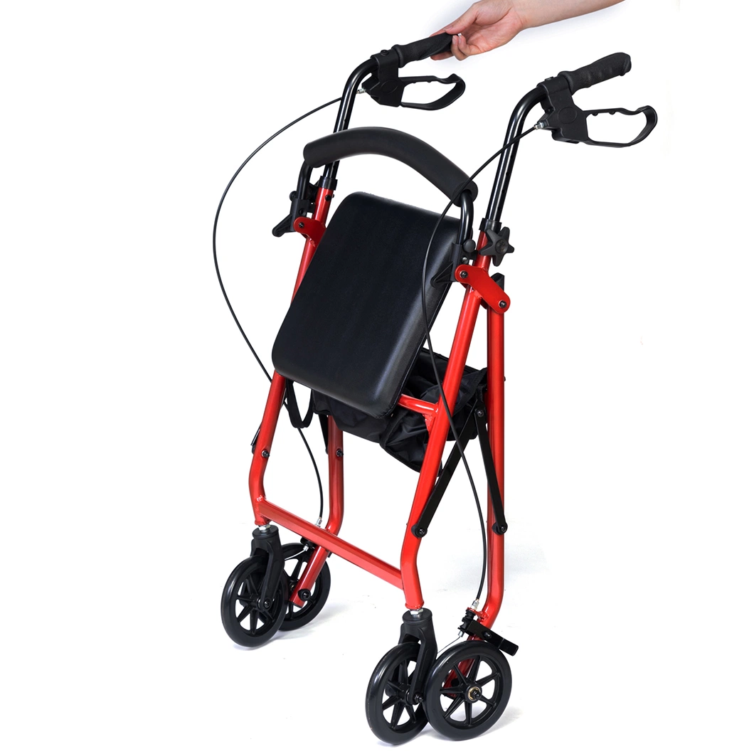 Manual Carts Lightweight Walking Aluminum Folding Disabled Walkers