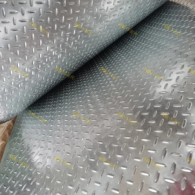 A36 Ss400 S235jr S355jr Low Carbon Steel Alloy/Unalloy Ms Checkered Sheet Chequered Steel Plate with Galvanized