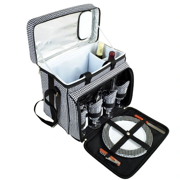 Cooler Picnic Bag Outdoors Insulated Picnic Basket Set