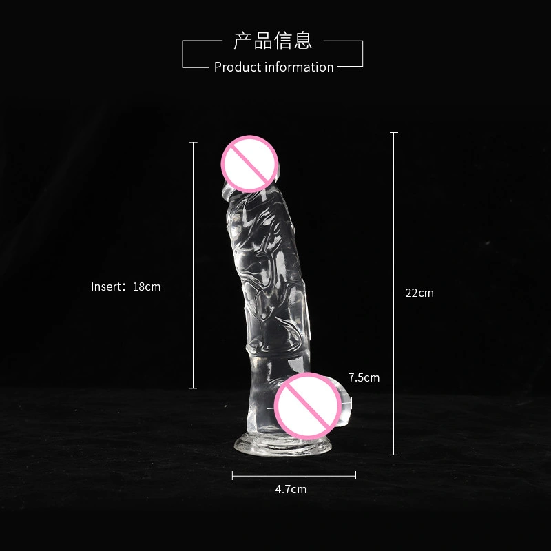 Silicone Sex Toy Best Supplier Large Crystal Phallus Large Dildo Female Masturbation Sex Product Sex Toy Adult Toy Product Sex TPE Penis