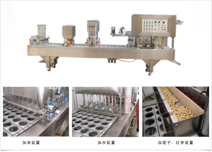 Factory Industrial Milk Juice Yogurt Jelly Cup Filling Sealing Packing Machine Plant