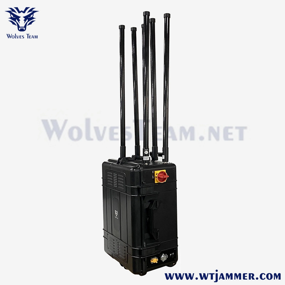 Cell Phone 330W RF Bomb Jammer Dds Convoy Jamming System