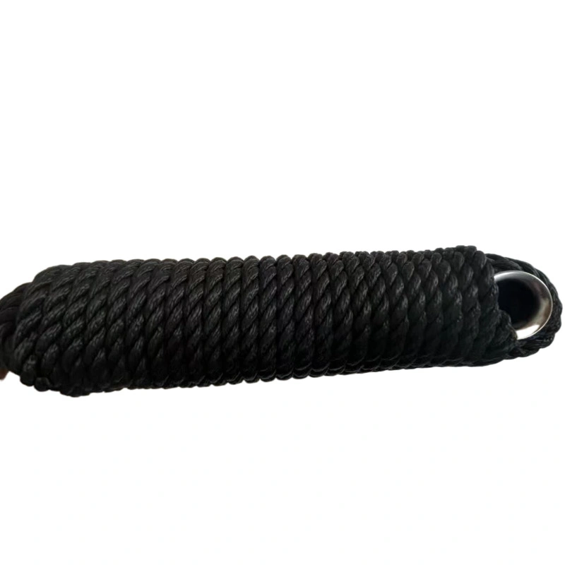 Solid Braid Mfp Anchor Line Polyester Nylon Marine Boat Mooring Safety Rope Double Braided Dock Line