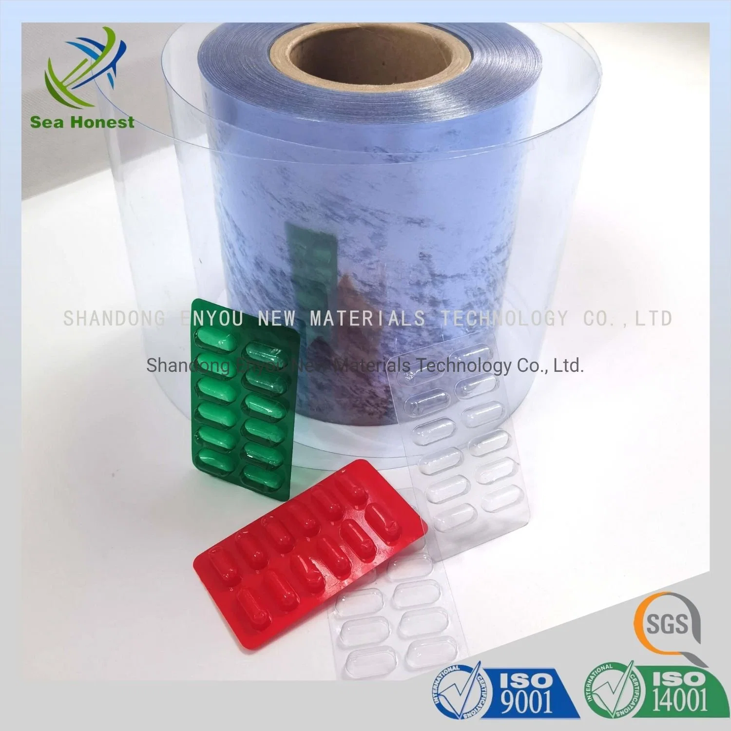 2022 Factory Price Pharma Grade PVC PVC/PVDC PVC/PE Rigid Film Sheet for Medicine Blister Package