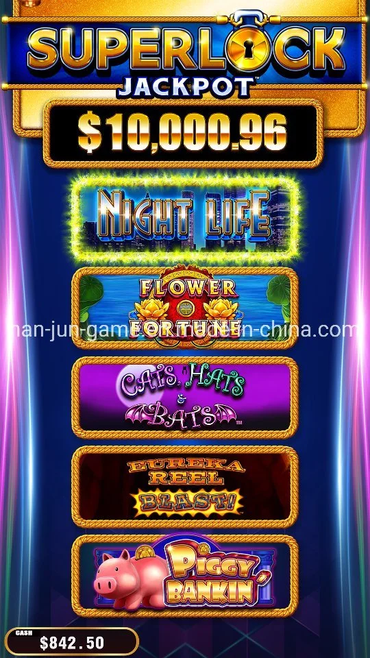 Super Lock Link Video Slot Casino Game Machine