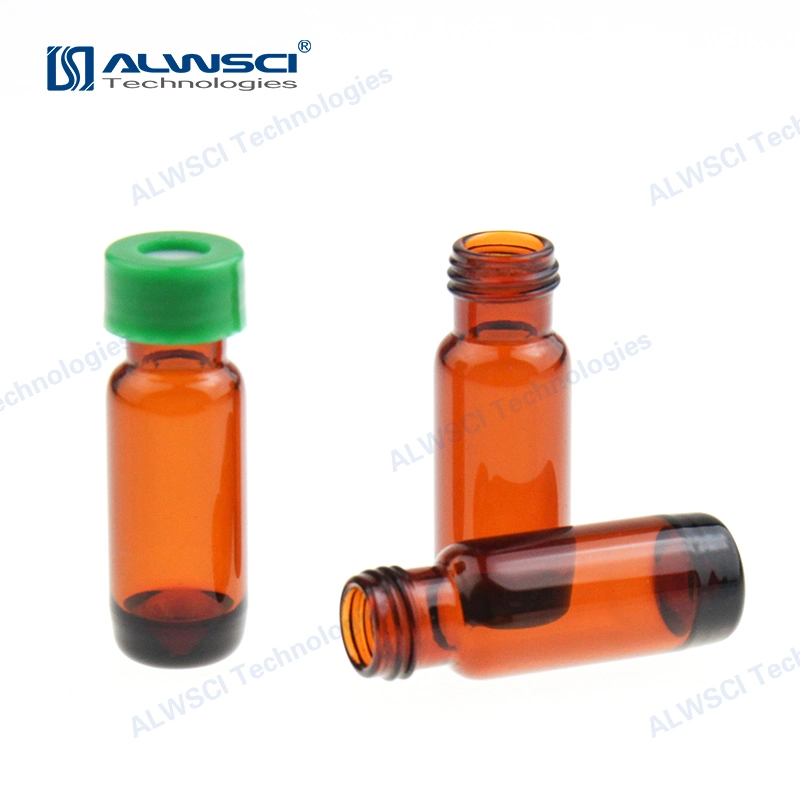 Alwsci 1,5 ml ND9 Flacon de récupération de la vis de haut Flacon en verre clair