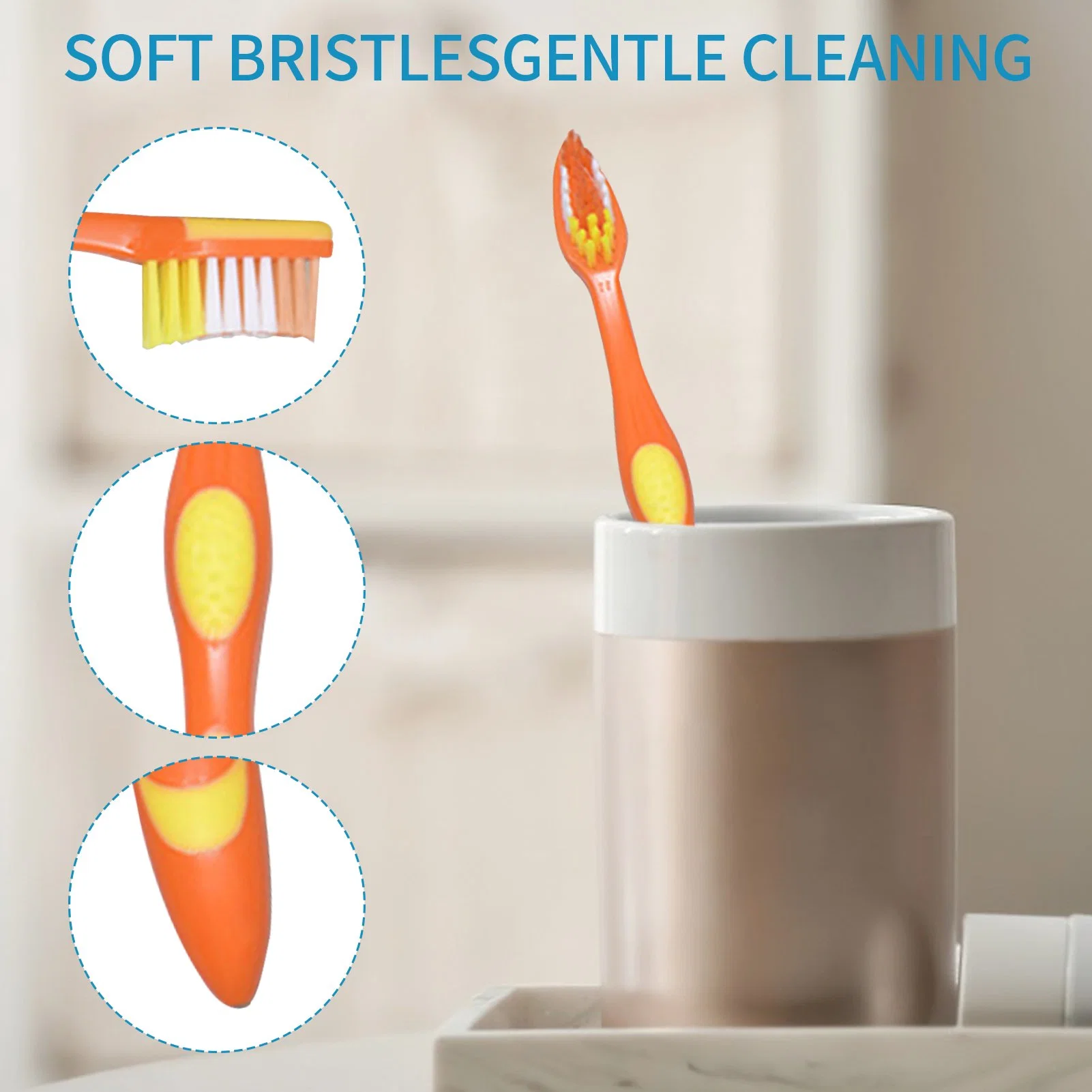 Nouveau design Kids brosse à dents pour bébé Soins buccodentaires