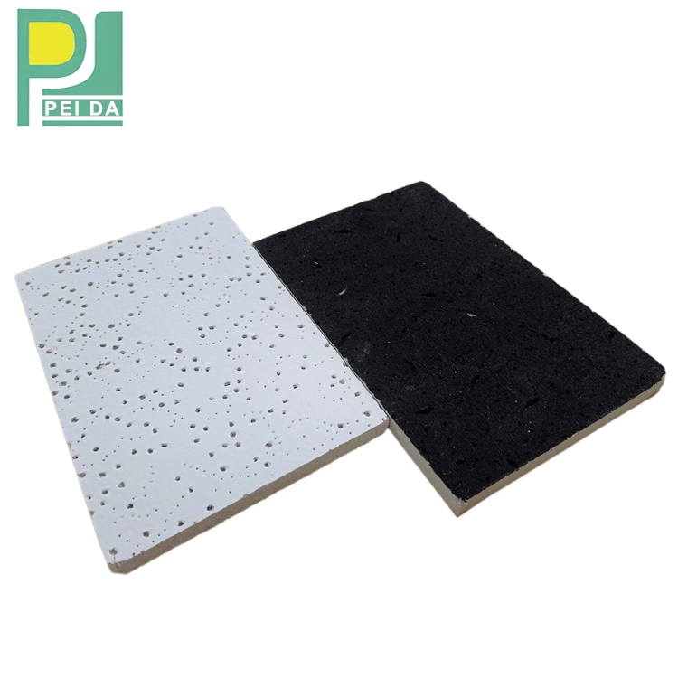 Fireproof Function Square Tile Mineral Fiber Ceiling ISO