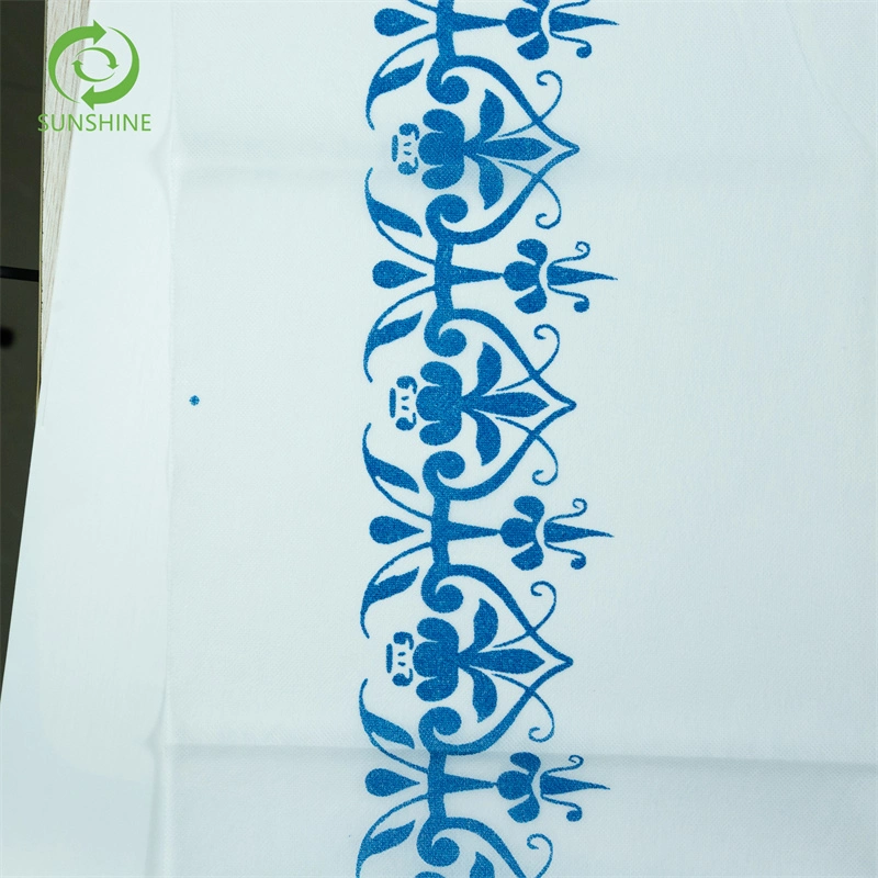 Wholesale/Supplier Cheap Price Non-Woven Tablecloth Fabric Custom Printed Color Party Non Woven Tablecloth