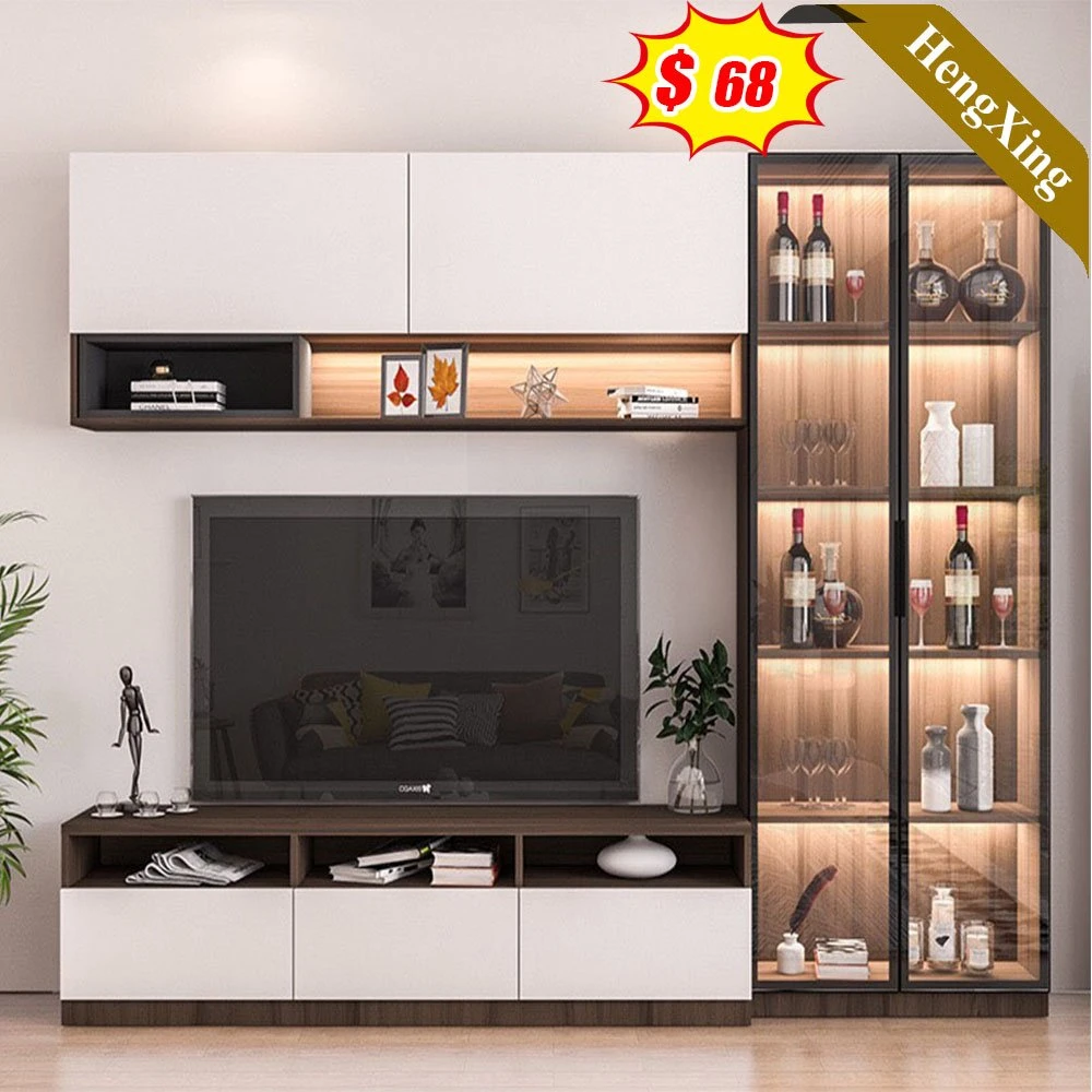 Großhandel/Lieferant Hohe Qualität/hohe Kostenleistung Holz Glas Tür Schrank Home Living Roomm Möbel TV-Ständer