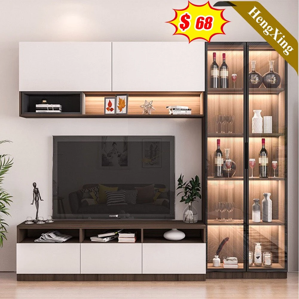 Wholesale Good Quality Wooden Glass Door Cabinet Home Living Roomm Furniture TV Stand