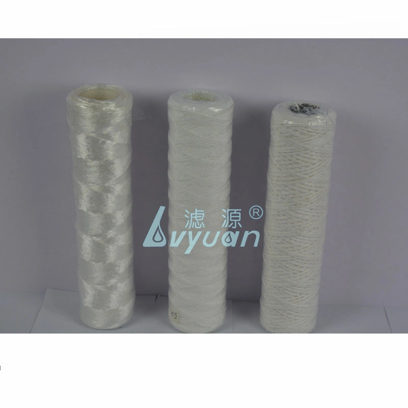 Guangzhou Manufacturer Spiral PP Wire Wound Sediment Filter Cartridge with 30 Inch PP Core