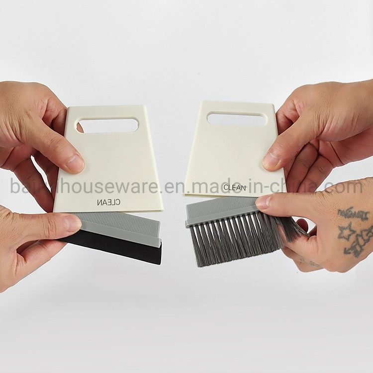 New Mini Desktop Sweep Cleaning Brush Small Broom Dustpan Set Cute Little Broom Suit for Computer Keyboard, Car, Pets