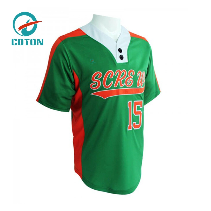 Customized Child Size Team Name Baseball Clothing Sublimation 100% Polyester Softball Wear