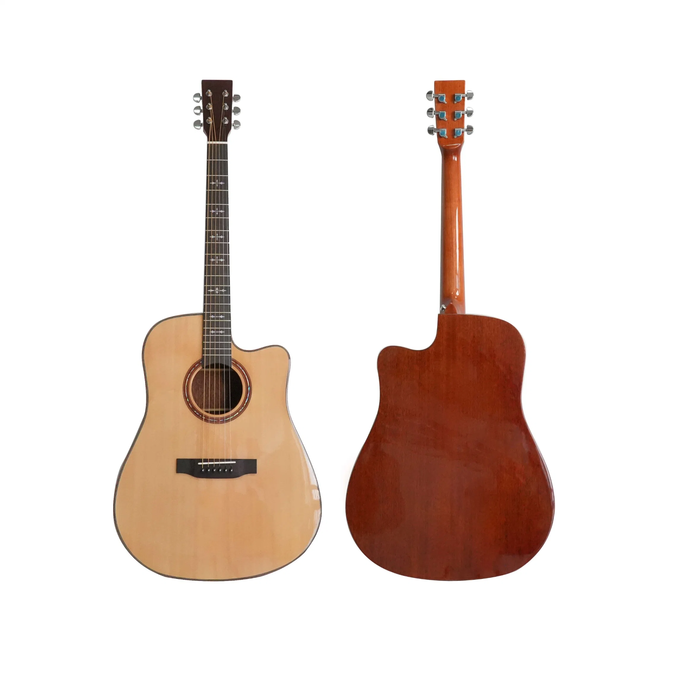 Acoustic Guitar Hot Sale OEM изготовители фанеры Spruce Solid Mahogany Fa30DC