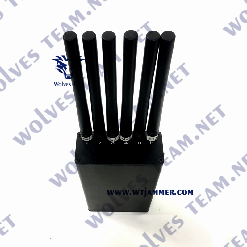 Portable High Power with Fan CDMA GSM Dcs PCS 3G 4G Wimax Cell Phone Jammer