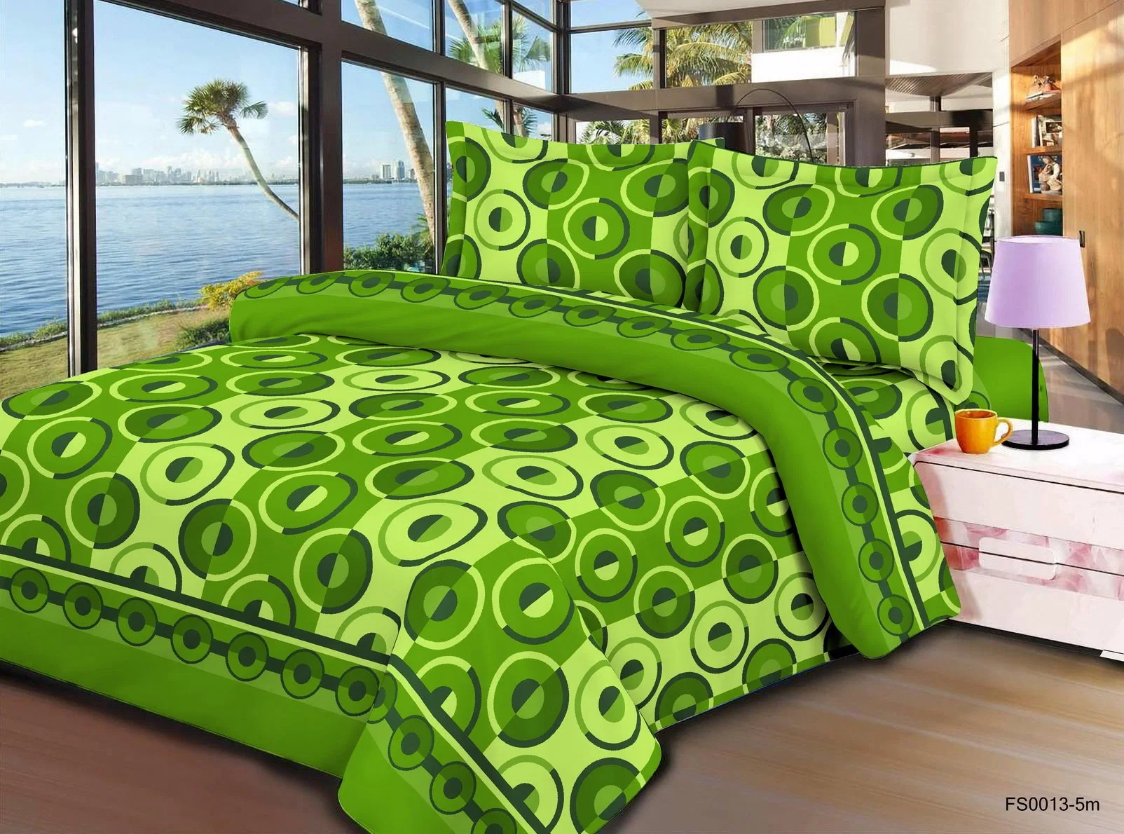 100% Polyester 3D Disperse Printing Flat Design Printed Microfiber Bed Fabric Armenia