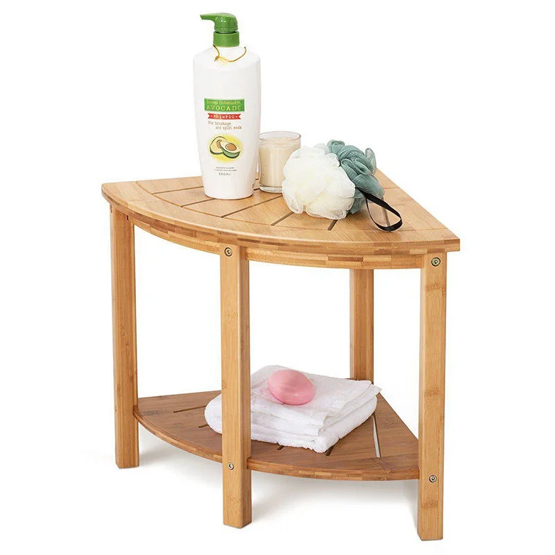 Bathroom Teak Shower Stool Bench Furniture Bathroom Cabinet