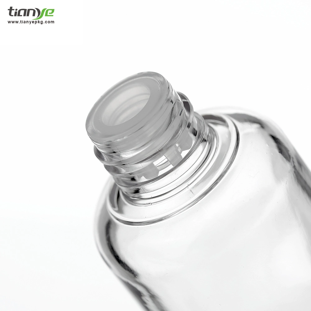 50 ml beau mur transparent lourd bouteille cosmétiques pour l'essence