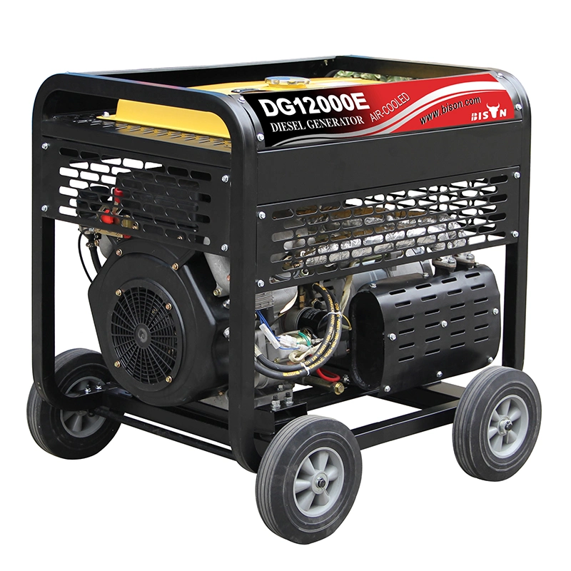 Bison 10 kVA 3 fase Generador Diesel silencioso Super silencioso 10KW Genset Power AC Generador monofásico Precio