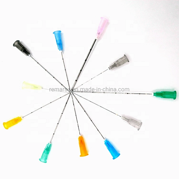 Manufacturer Supplies All Sizes of Disposable Medical Trocar Sterile Miniature Blunt Tip Trocar Dermal Injection