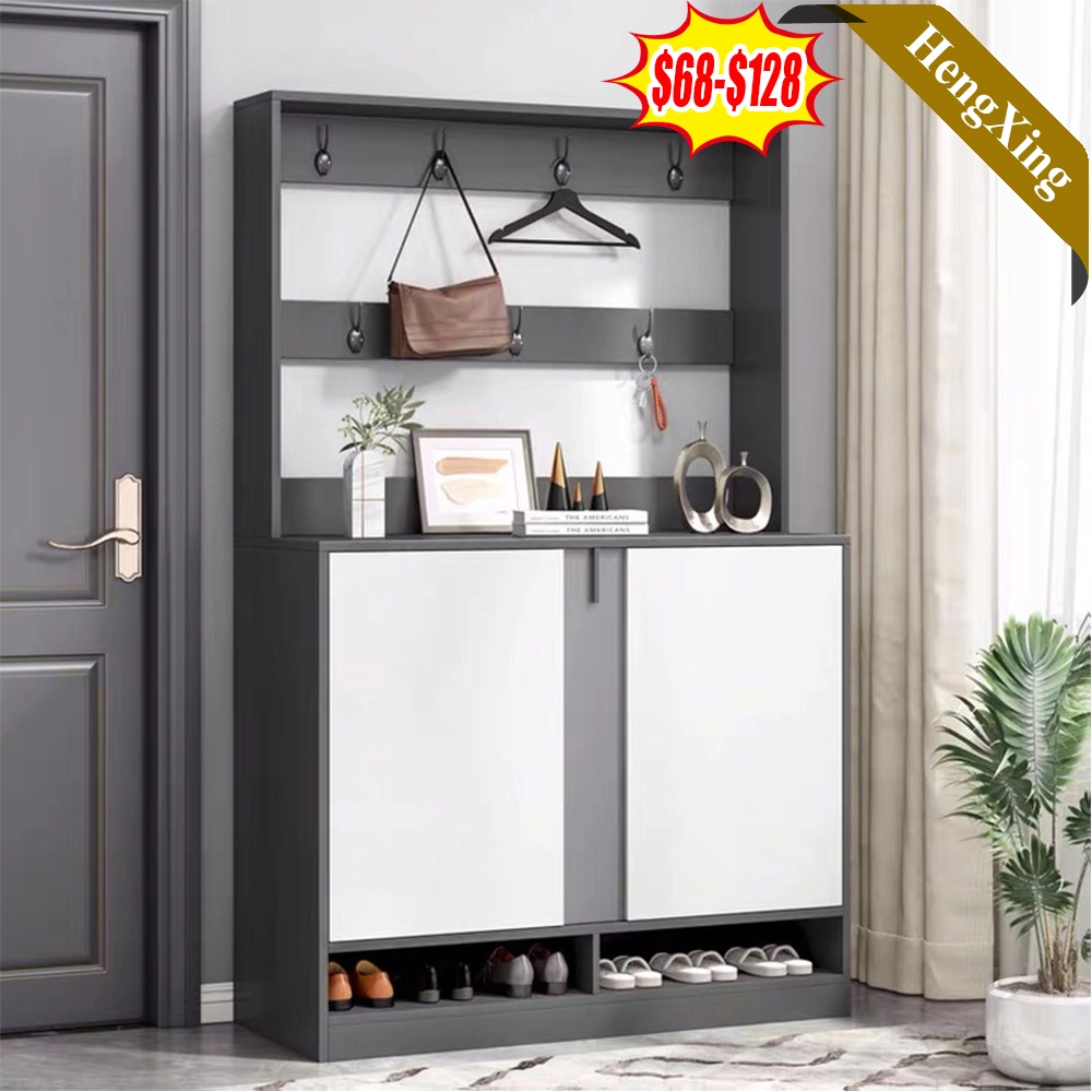 Bedroom Living Room Wood Furniture Simple Storage Foldable Wardrobe Display Hall Cabinet Shoe Rack