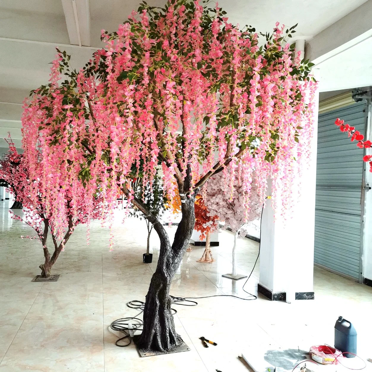 Fabrik Großhandel/Lieferant Hochzeit Kirschblüte Baum Zweige für Mittelstücke Wisteria Baum