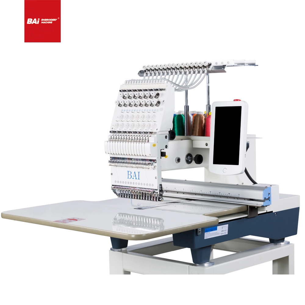 Bai Single Head High Speed Apparel Textiles Computerisierte Stickmaschine Mit niedrigem Preis