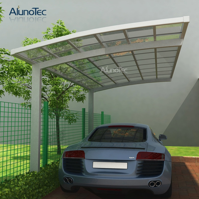 Système de port de voiture en polycarbonate d'aluminium domestique