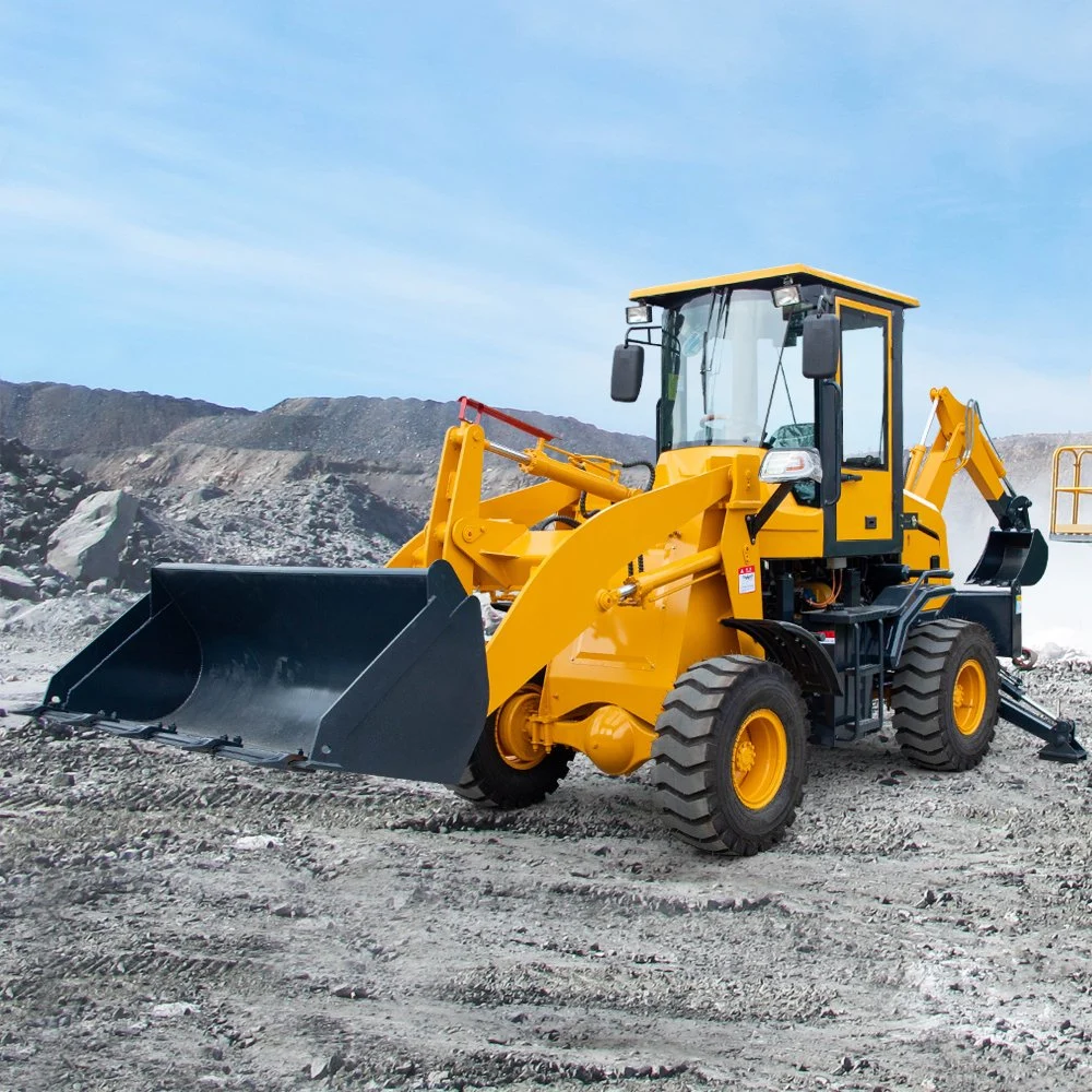 25kn Digging Force Backhoe Loader Used for Small-Scale Engineering