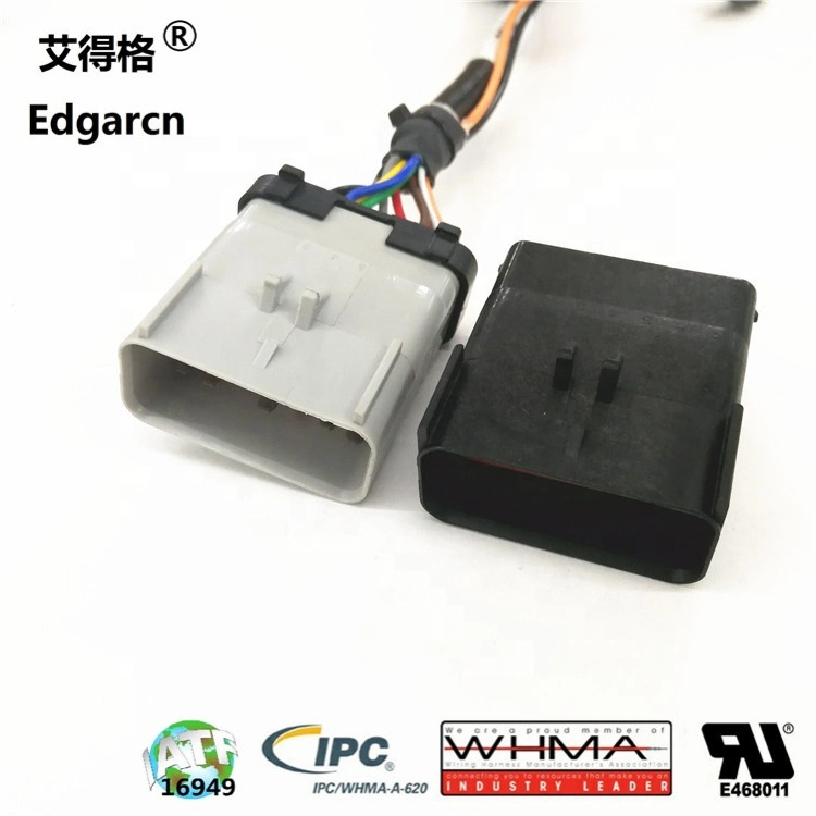 Fci 54201416 14pin conector impermeable personalizado con el conector del cable conector del motor Conjunto de cables cables