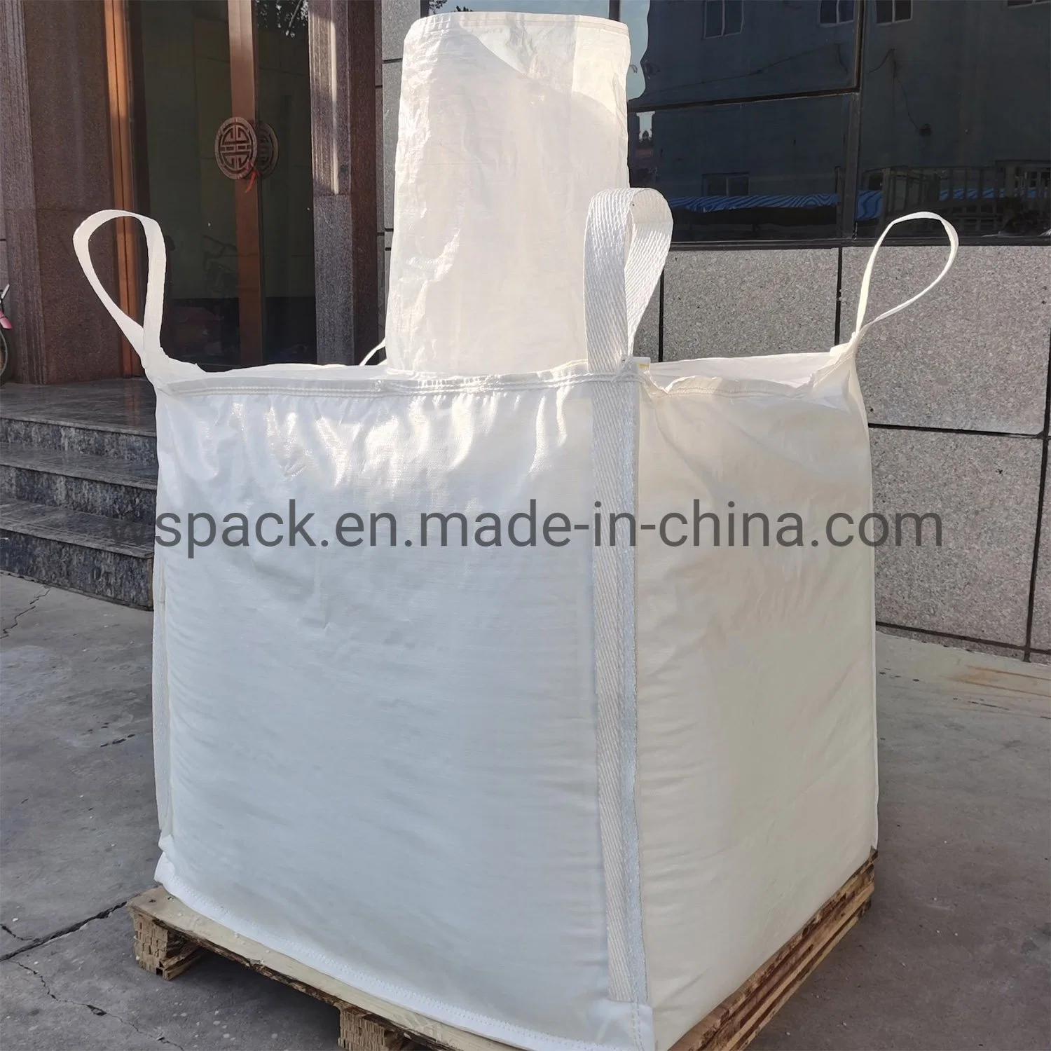 Bulk Manufacture Discharge Spout Big 1000kg Container Sacks for Packaging Storage Bag