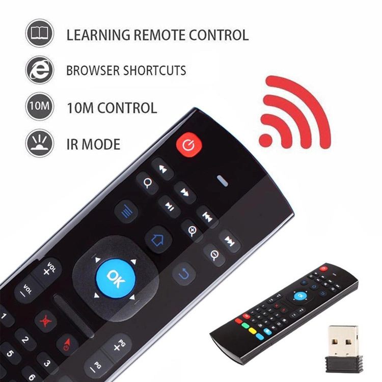 Wholesale/Supplier Remote Control 2.4G Air Mouse Mx3 Wireless Mini Keyboard Airmouse Mx3