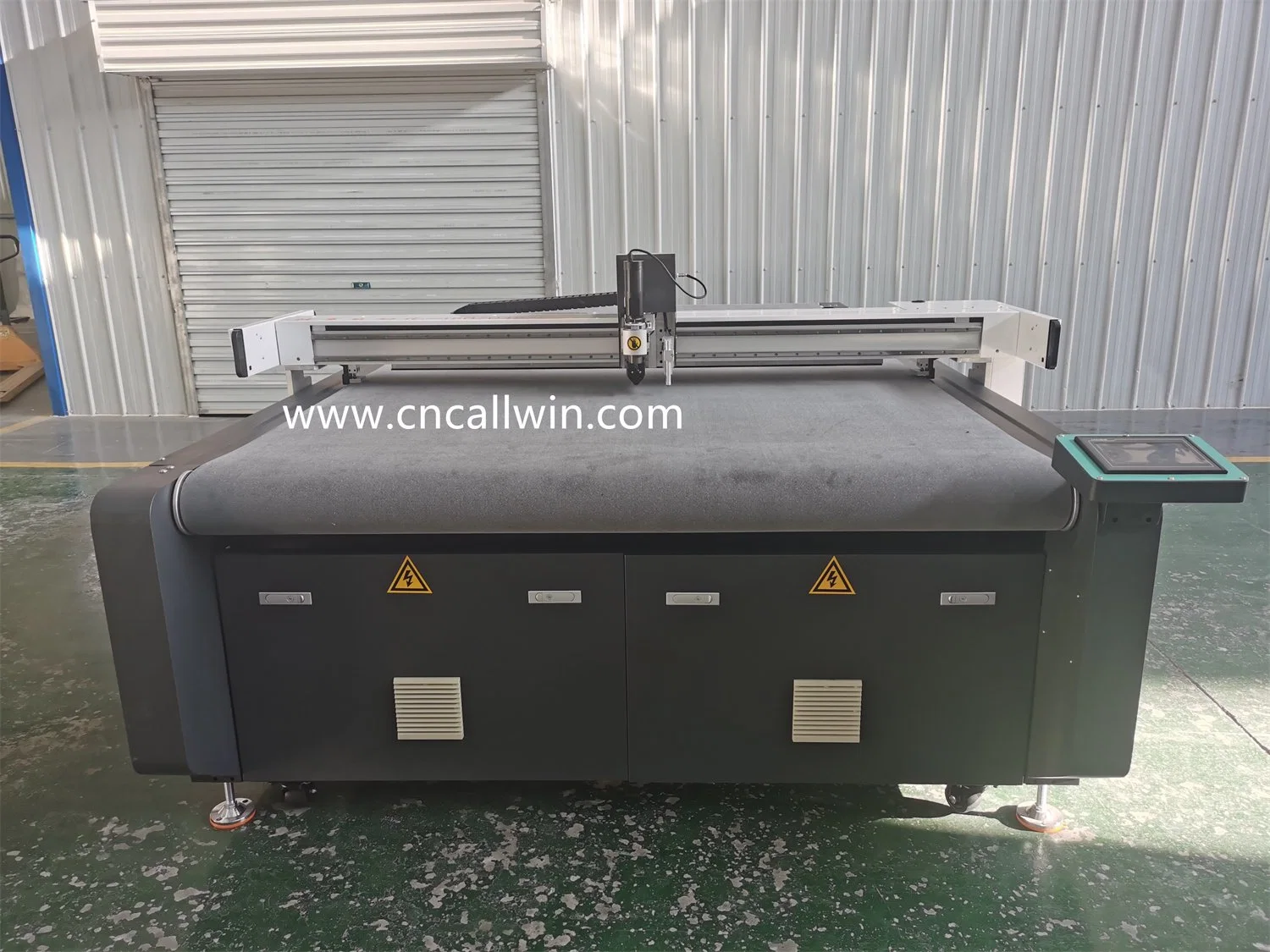 CCD Camera Leather Fabric Plastic Digital Cutting Machine 2516 Projector