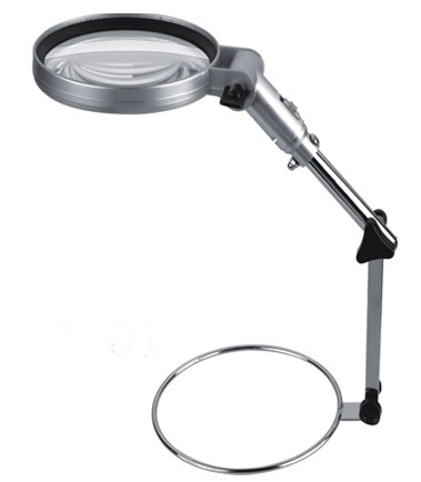 Lámpara de lupa plegable de sobremesa con luz LED 1 (BM-MG2001)