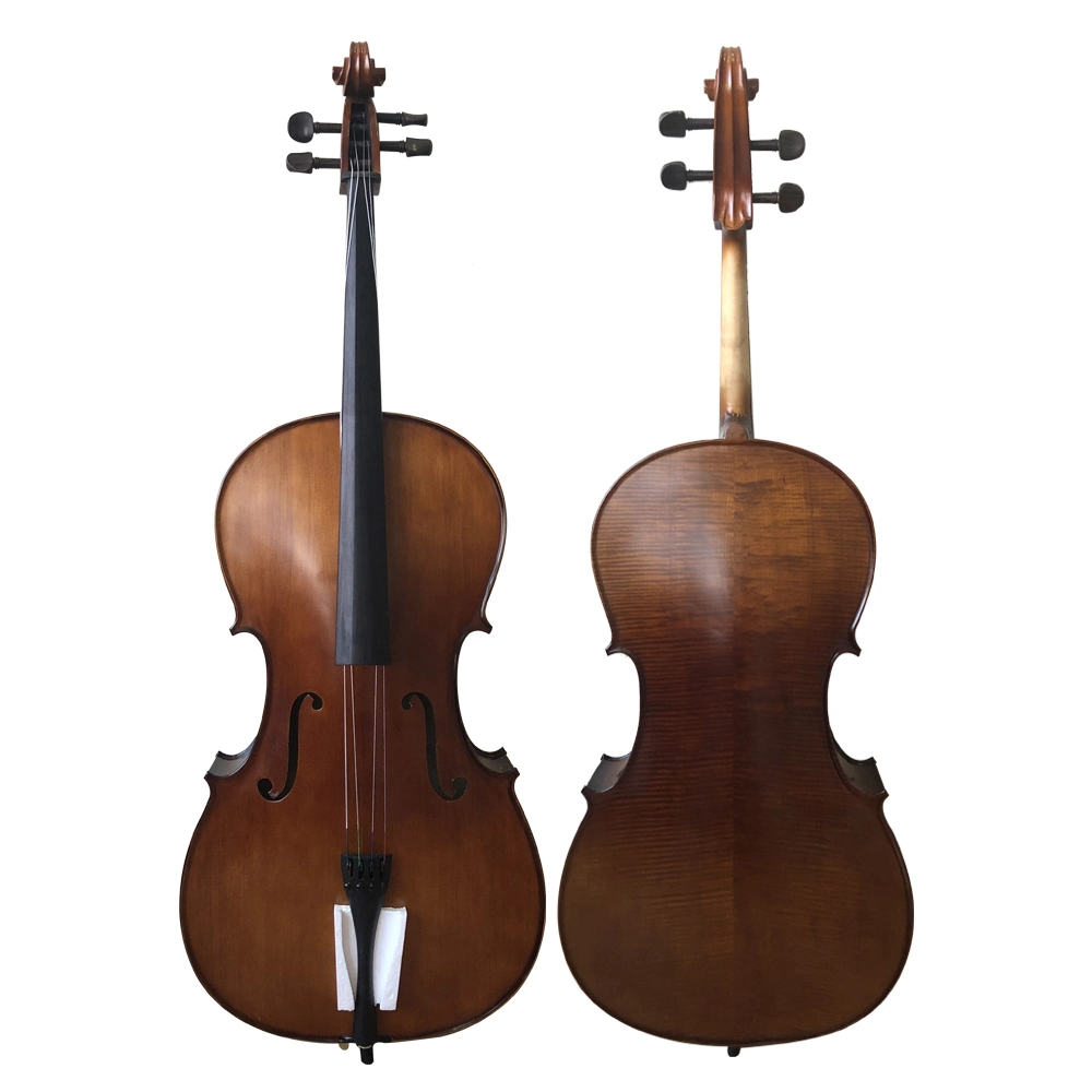 High Grade Professional Handmade Antique Flamed Cello