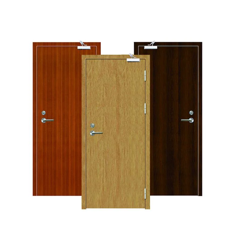 Acoustic Wooden Fire Rated Door Interior Fireproof Wood Door for Hotel, Hospital