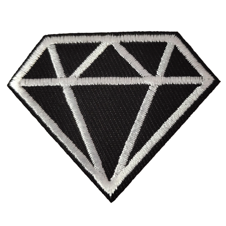 Factory Direct Embroidered Patches Gradient Color Sun Decoration Garment