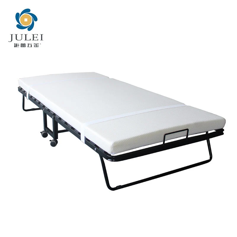 Mobiliario de etiqueta privada Mobiliario de dormitorio Protección de la salud cama metálica plegable Estructura de la cama