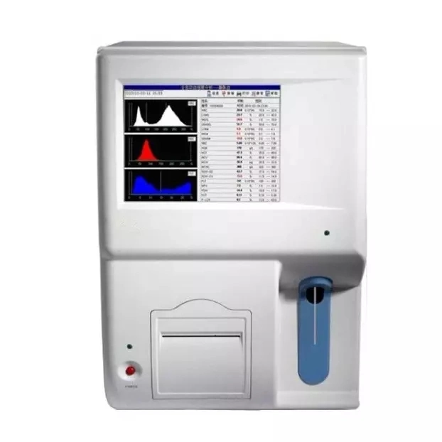 Laboratoire médical Equipement de comptage complet de sang FBC machine 3-partie 27 Paramètres analyseur d'hématologie