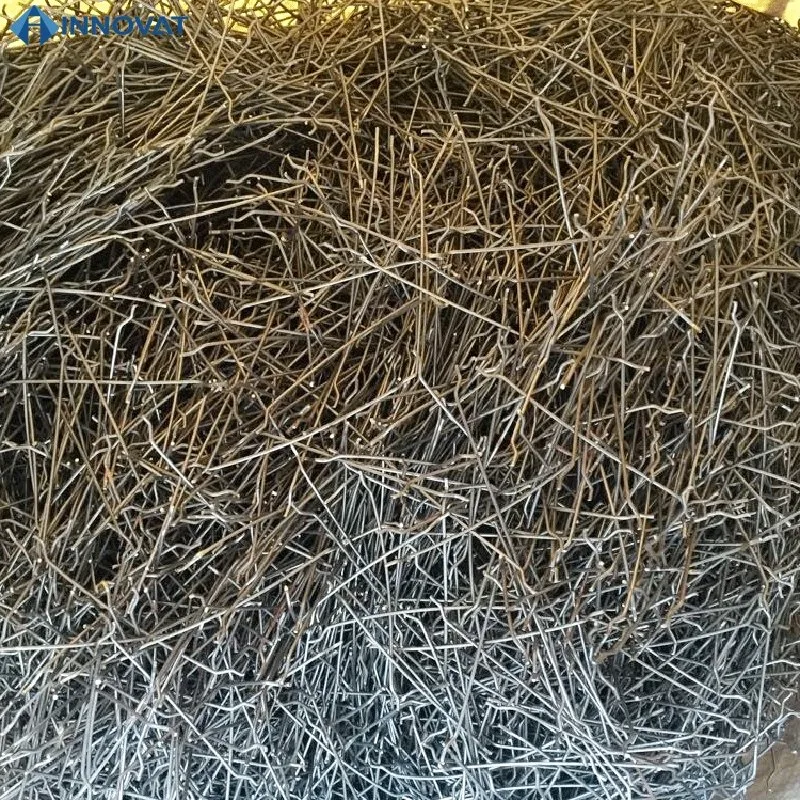 High quality/High cost performance  Stainless Steel Concrete Fibers Loose Hooked End Crimped Steel Fiber ASTM A820