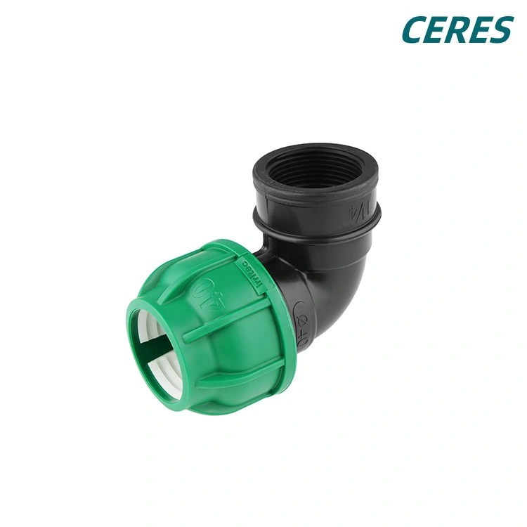 Compression Fittings Female Threaded Elbow for Garden Irrigaiton