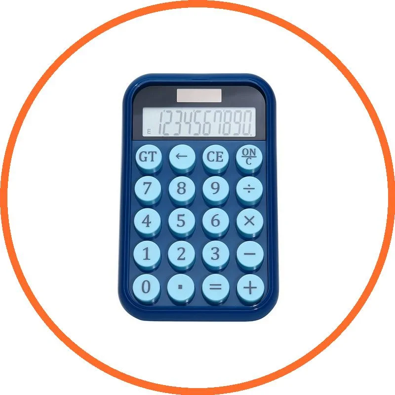 Mini-scientifique de la fonction calculatrice scientifique de poche électronique Digital 2 Calculatrice scientifique de ligne