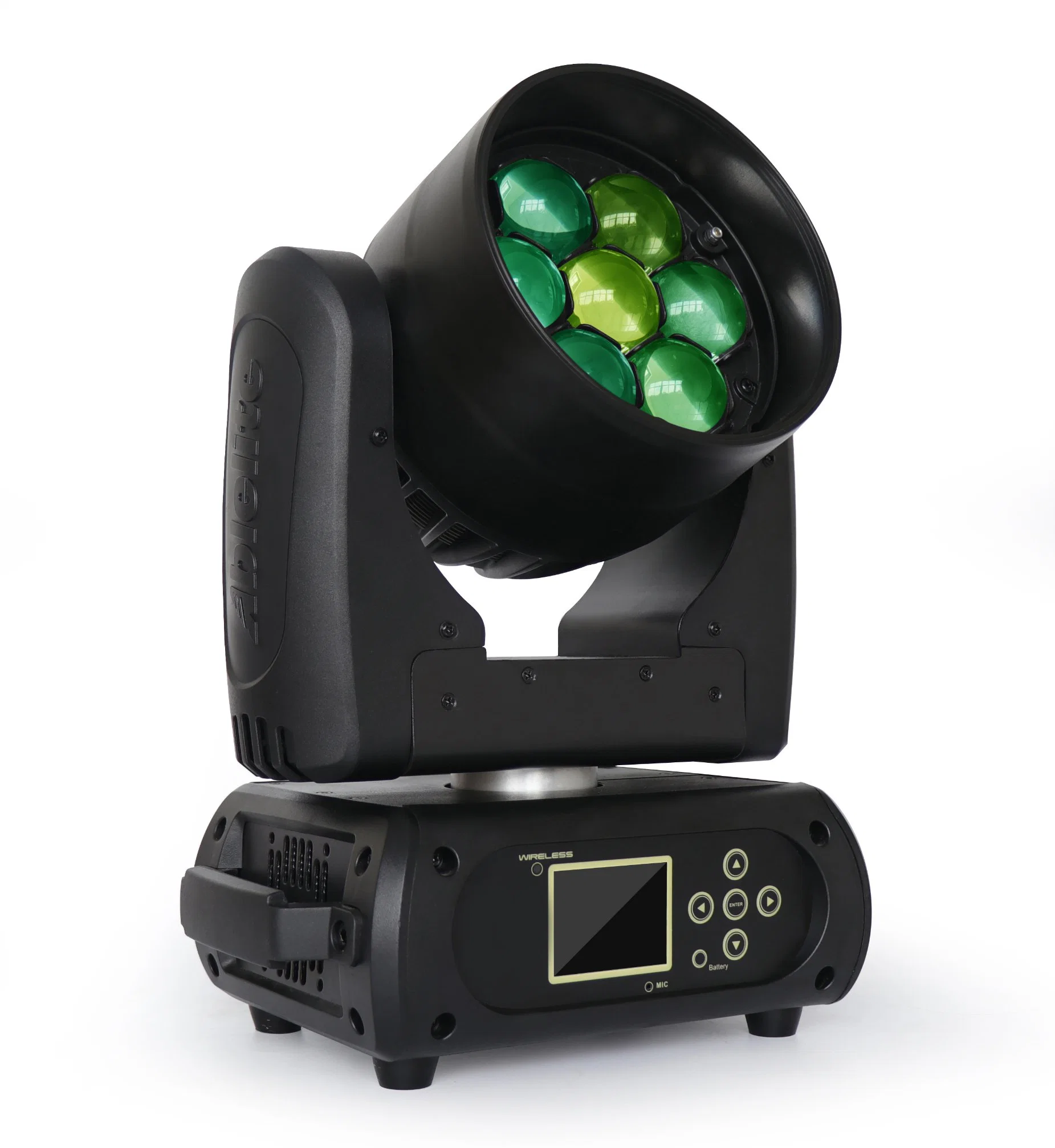 Professionelle DJ Disco Bühneneffekt Pixel Control Beleuchtung 7PCS 20W 4-in-1 LED Wash Zoom Moving Head Lighting