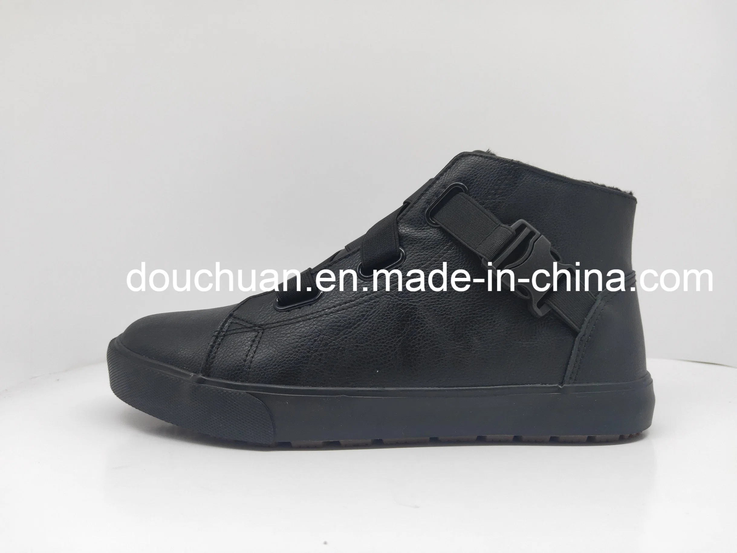 Men's High Top Leather Piush Shoes