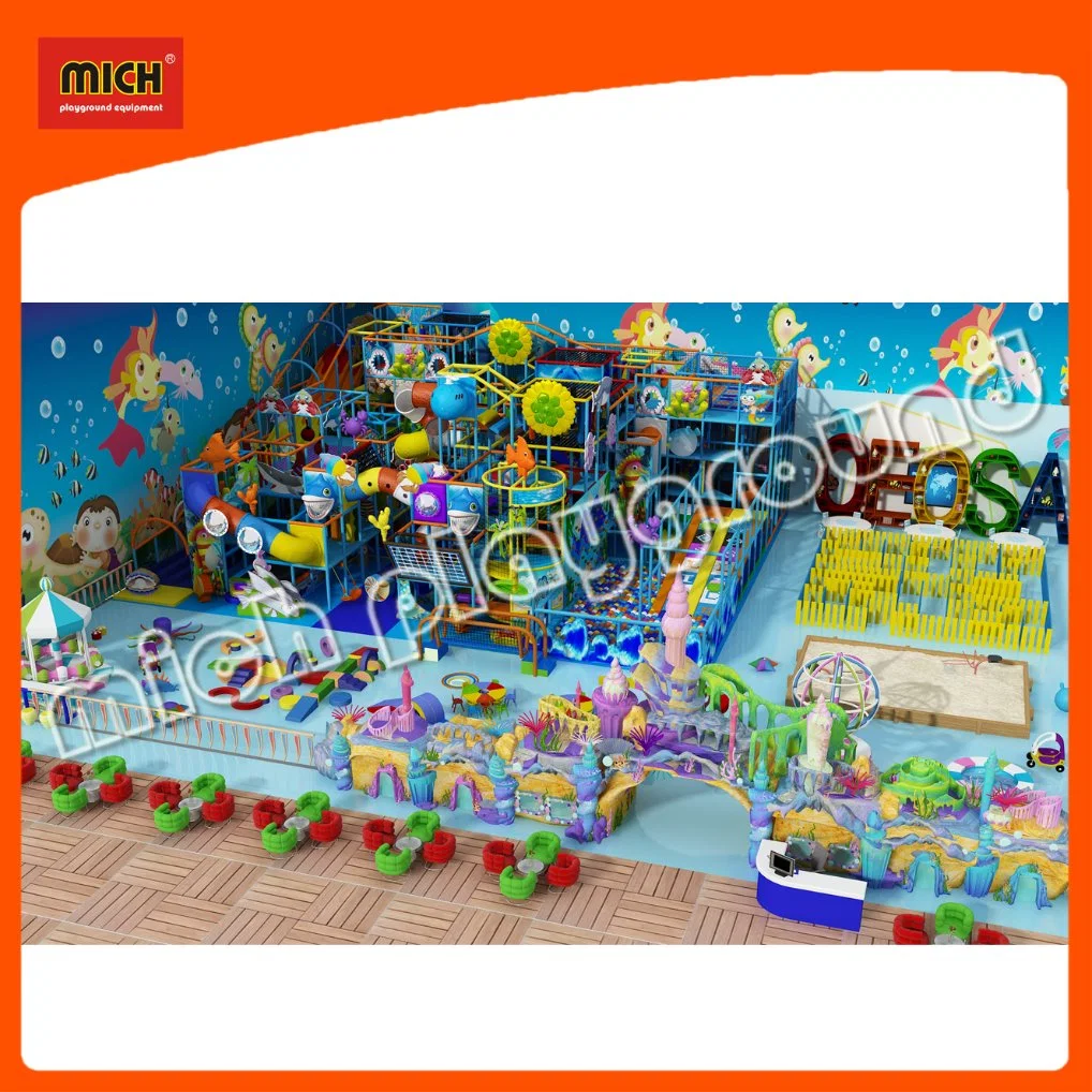 Popular Plastic Soft Toddler Playground Amusement Park of Ocean Theme