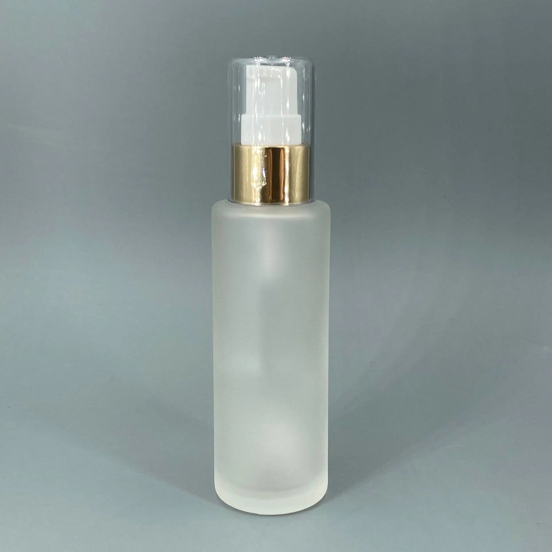 Venta de la fabricación de 18mm 20mm 24mm de aluminio metal fino cosméticos Mist Pulverizador de perfume oro dispensador Spray dosificador de crema de vidrio para botella de plástico