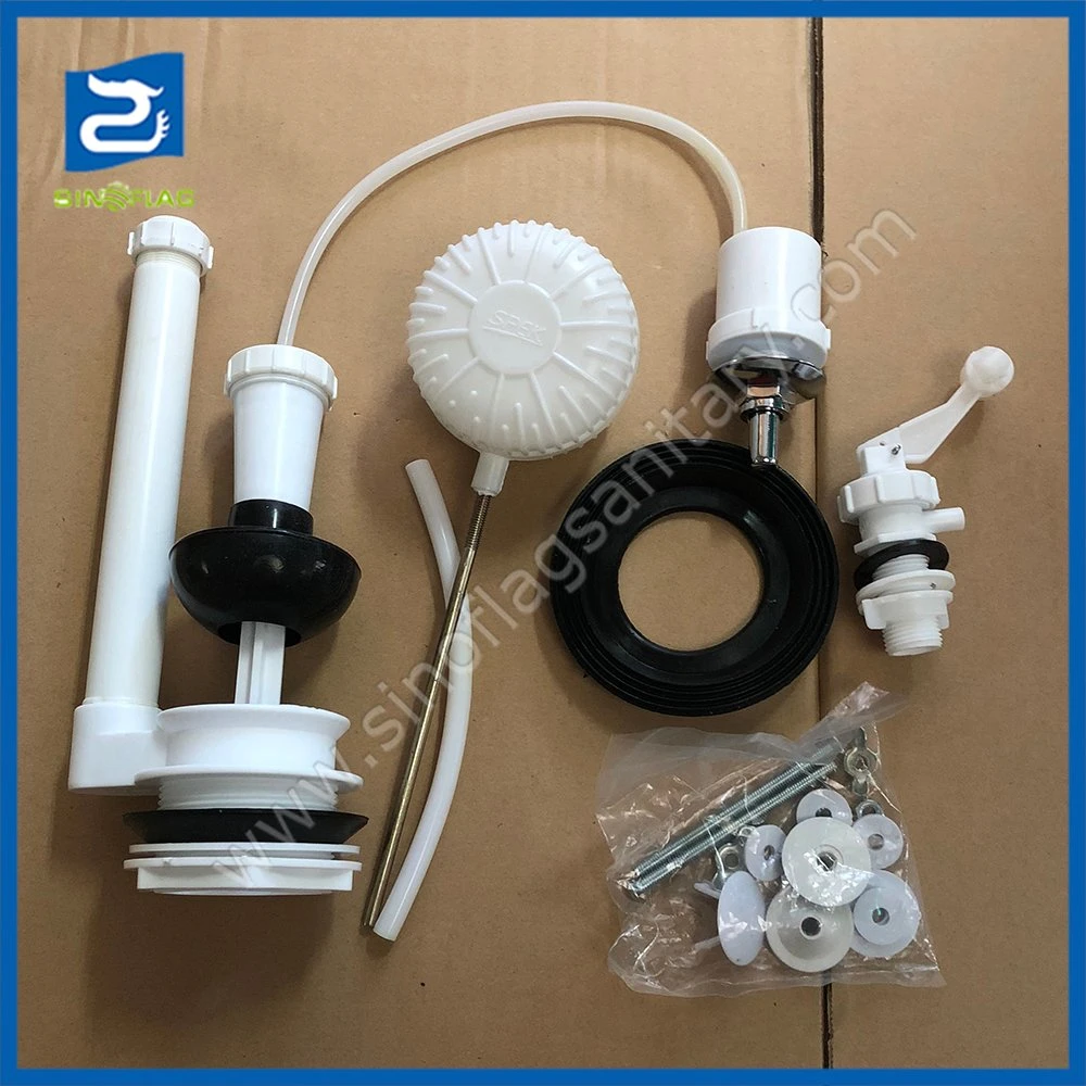 ABS Material Cistern Mechanism Toilet Tank Siphon Flush Fittings