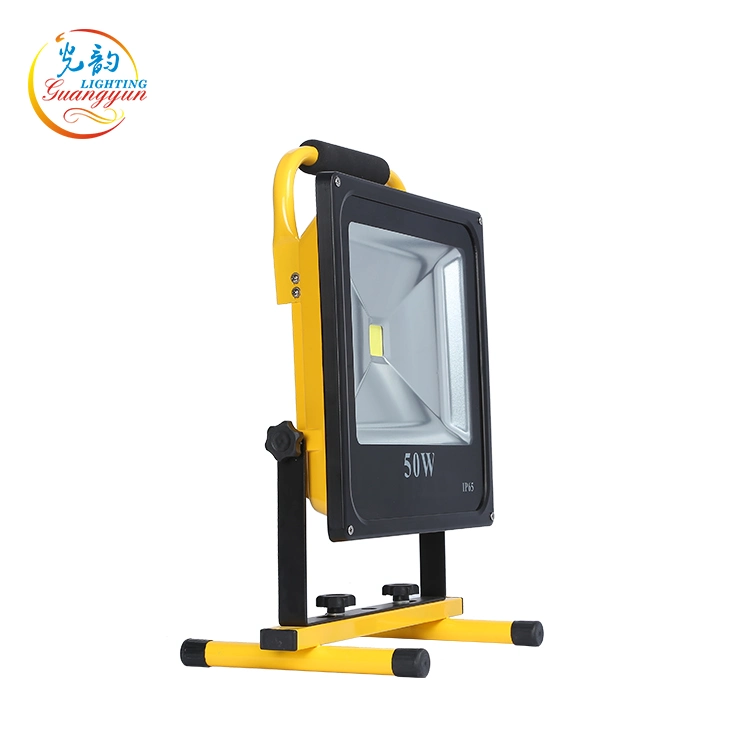 Luz de seguridad Triangle Emergency Flood Light coche recargable Luz de trabajo COB LED parpadeante